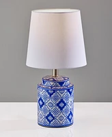 Adesso 17" Ceramic Polly Set of 2 Table Lamps