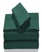 Tribeca Living Super Soft Solid Dp Easy-Care Extra Deep Pocket Full Sheet Set