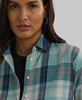 Lauren Ralph Lauren Women's Cotton Plaid Shirt