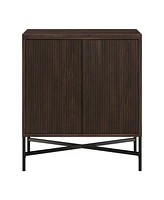 Hudson & Canal Brighton 28" Wide Rectangular Accent Cabinet in Alder