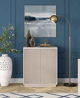 Hudson & Canal Alston 28" Wide Rectangular Accent Cabinet in Alder White