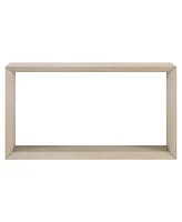 Hudson & Canal Osmond 55" Wide Rectangular Console Table in Alder