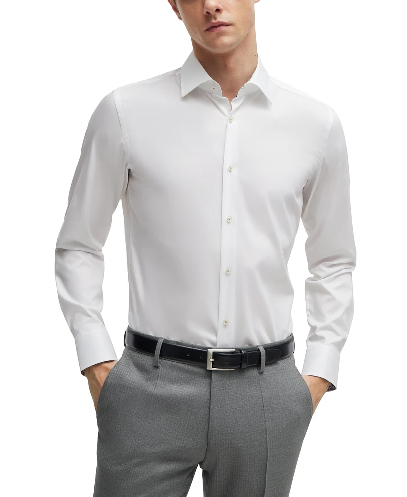 Boss by Hugo Men's Easy-Iron Slim-Fit Dress Shirt