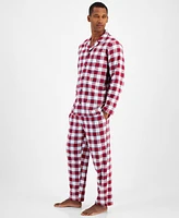 Club Room Men's 2-Pc. Sato Plaid Flannel Pajama Set, Created for Macy's