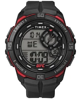 Timex Men's Ufc Rush Digital Polyurethane Strap 52mm Round Watch