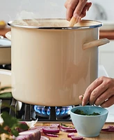 Rachael Ray Enamel on Steel 12-Qt. Covered Stockpot