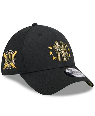 New Era Men's Black New York Yankees 2024 Armed Forces Day 39THIRTY Flex Hat