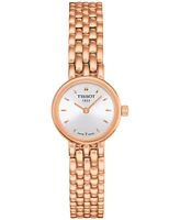 Tissot Women's Swiss Lovely Rose Gold-Tone Stainless Steel Bracelet Watch 20mm