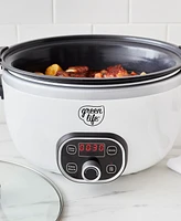 GreenLife Cook Duo Healthy 6qt Ceramic Nonstick Slow Cooker