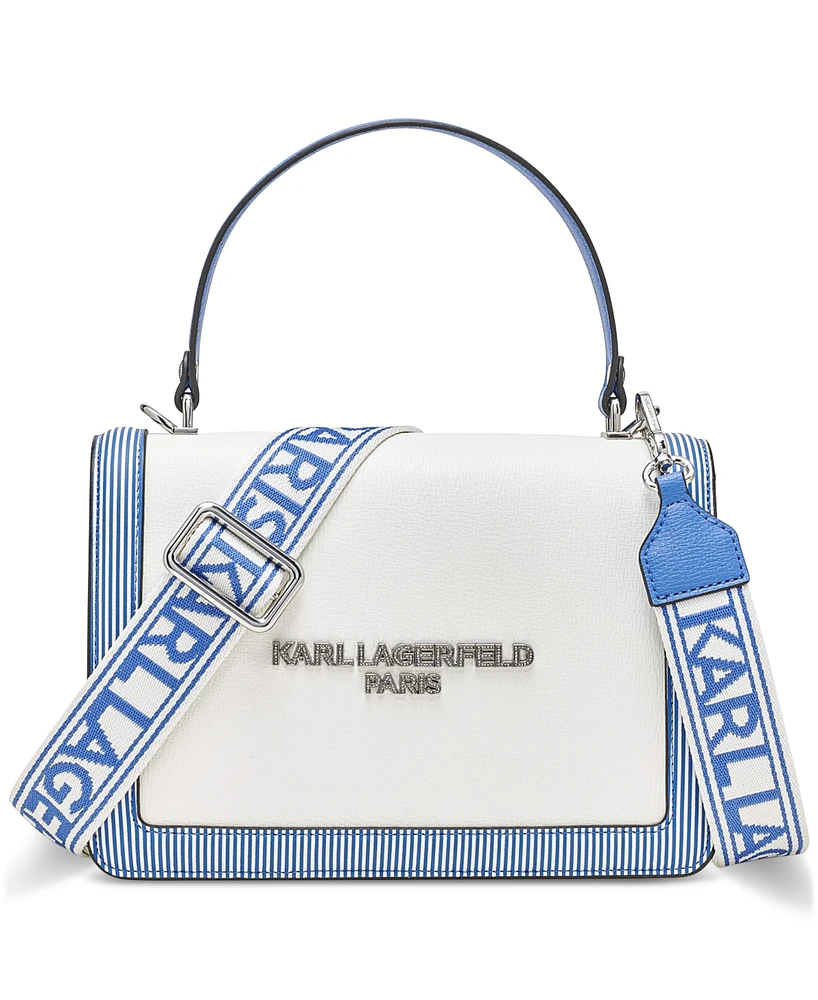 Karl Lagerfeld Paris Simone Small Leather Crossbody