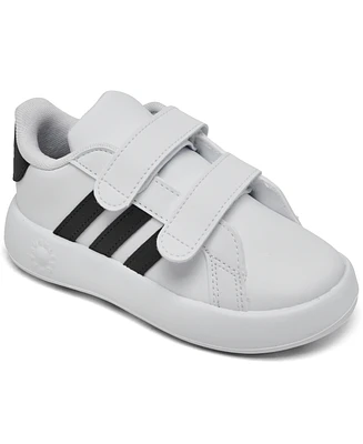 Adidas Toddler Kids' Grand Court 2.0 Fastening Strap Casual Sneakers from Finish Line