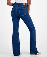 Dollhouse Juniors' High-Rise Flare-Hem Jeans