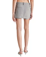 Steve Madden Women's Rodin Pinstripe Suiting Skort