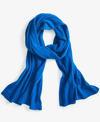 Charter Club Ribbed 100% Cashmere Scarf, Created for Macy's