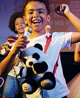 Singing Machine Plush Toy Karaoke Backpack with Microphone, Speaker, Songs Sound Effects, BigPanda