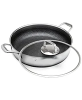 DiamondClad by Livwell 14" Hybrid Nonstick Everything Frying Pan & Lid