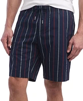 Tommy Hilfiger Men's Brooklyn Straight Fit Foulard Striped 9" Shorts