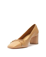 Schutz Women's Arissa Square Toe Mid Block Pumps