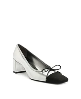 Schutz Women's Arissa Cap Toe Mid Block Pumps