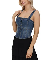 Frye Women's Denim Corset Top