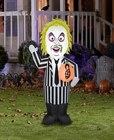 National Tree Company 42" Inflatable Decoration, Black, Beetlejuice Character, Self Inflating, Plug In, Halloween Collection