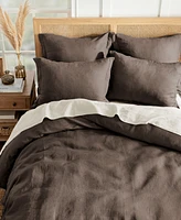 Levtex Washed Linen Solid Duvet Cover