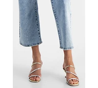 Guess Women's High Rise Wide Leg Ankle Jeans