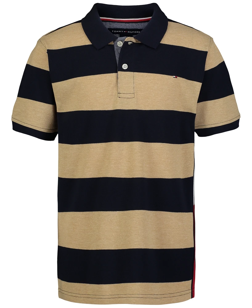 Tommy Hilfiger Big Boys Colorblocked Stripe Polo Shirt