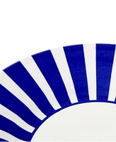 Spode Blue Italian Steccato Bold Stripe Side Plates, Set of 4