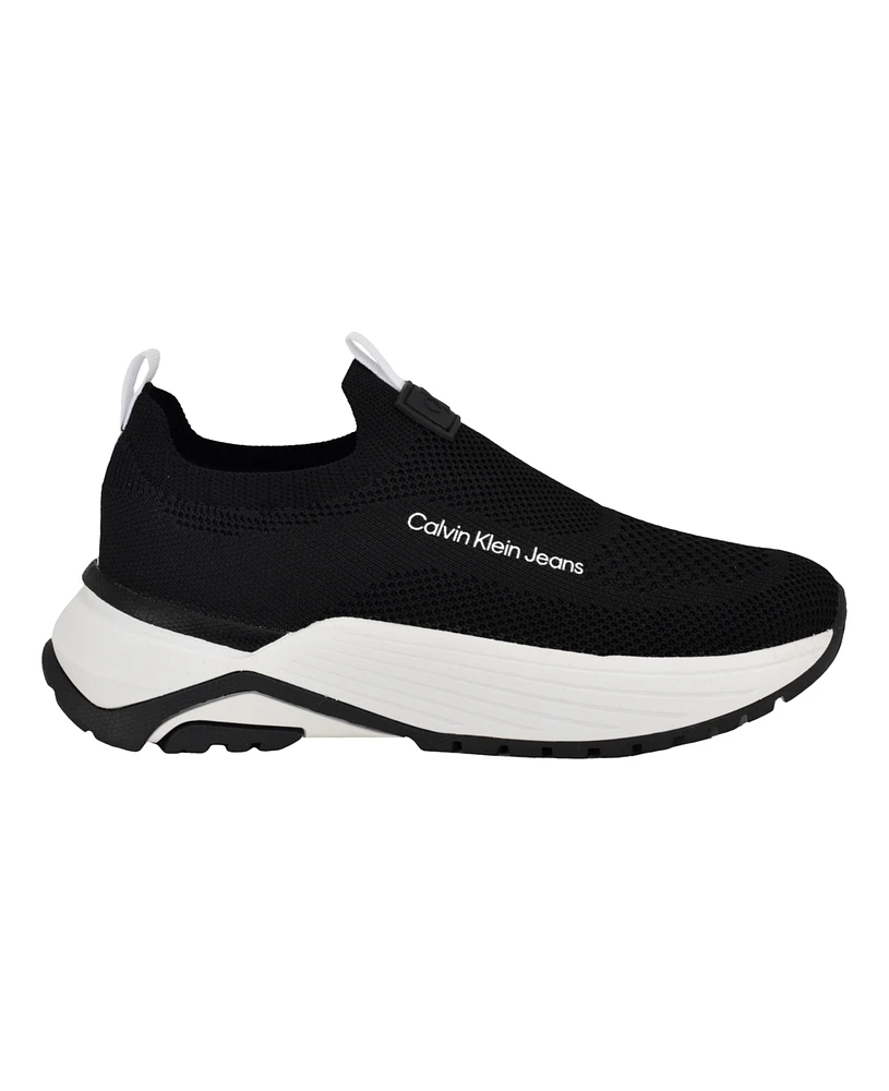 Calvin Klein Women's Alvea Round Toe Lace-up Casual Sneakers