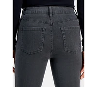 Style & Co Petite High-Rise Natural Straight-Leg Jeans, Short, Created for Macy's