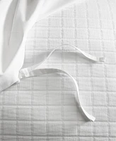Oake Organic Cotton Check Matelasse 3-Pc. Comforter Set, King, Exclusively at Macy's
