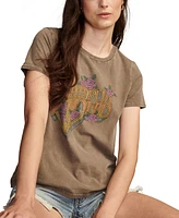 Lucky Brand Women's Studded Grateful Dead Classic Crewneck T-Shirt