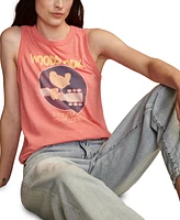 Lucky Brand Women's Woodstock Graphic Print Tank Top