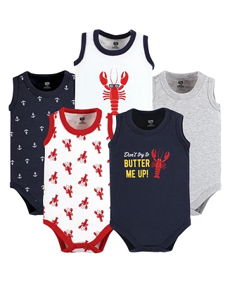 Hudson Baby Baby Boys Cotton Sleeveless Bodysuits