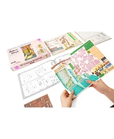 Diy 3D Book Nook Kit - Sakura Densya 340 Pcs