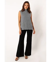 Women's Celaena Turtleneck Sleeveless Sweater