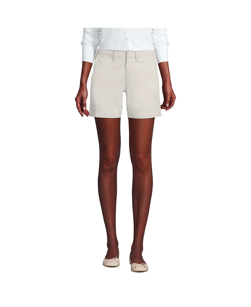 Lands' End Petite Classic 7" Chino Shorts