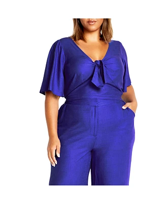 City Chic Plus Size Escapism Top