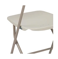 Set Of 10 Stackable Folding Plastic Chairs