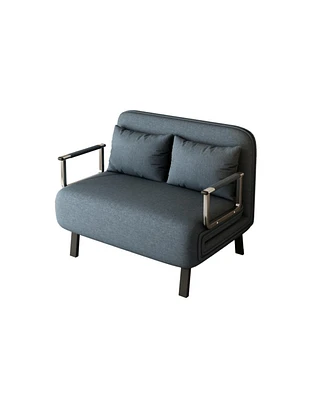 Simplie Fun Comfortable Sleeper Chair with Sturdy Steel Frame