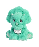 Aurora Small Tracey Triceratops Precious Moments Inspirational Plush Toy Green 8.5"