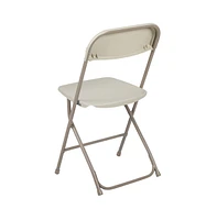 Emma+Oliver Set Of 10 Stackable Folding Plastic Chairs - 650 Lb Weight Capacity