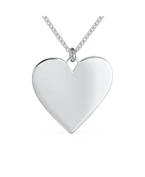 Bling Jewelry Heart Inspirational Message Best Words Describe Your Mother Heart Pendant Necklace For Women Mom Sterling Silver