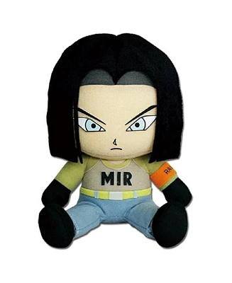 Ge Animation Dragon Ball Super Android 17 Sitting 7 Inch Plush Figure