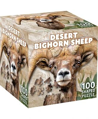 Masterpieces Desert Bighorn Sheep 100 Piece Shaped Jigsaw Puzzle