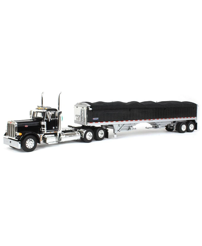 First Gear Dcp 1/64 Peterbilt Day Cab with Wilson Pacesetter Grain Trailer