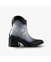 Bala Di Gala Italian Western Leather Booties Double Trouble By