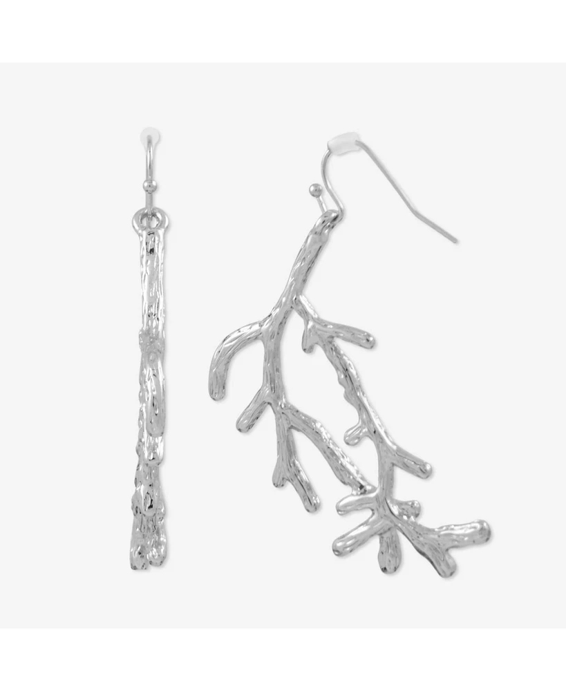 sanctuaire Branch Statement Earrings Silver