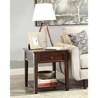 Streamdale Furniture Malachi End Table In Walnut